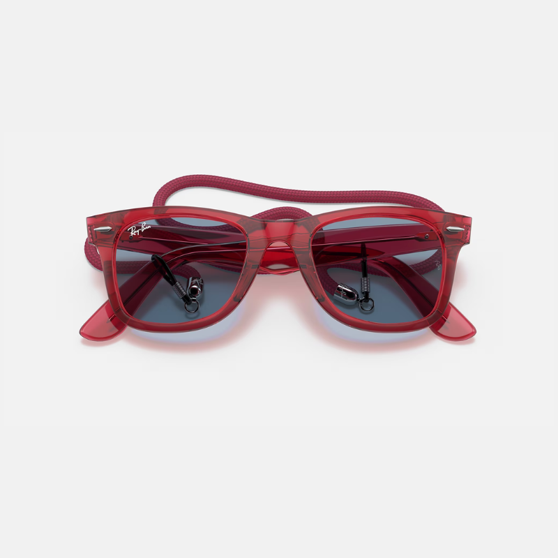 ORIGINAL WAYFARER COLORBLOCK TRANSPARENT RED