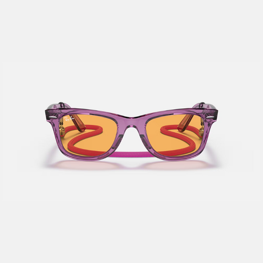 ORIGINAL WAYFARER COLORBLOCK TRANSPARENT VIOLET ORANGE