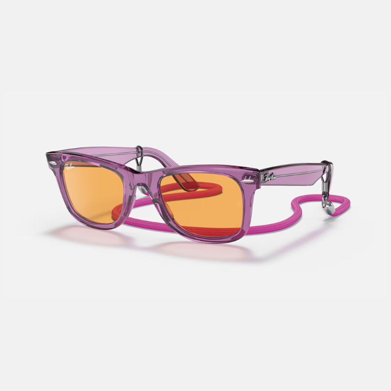 ORIGINAL WAYFARER COLORBLOCK TRANSPARENT VIOLET ORANGE