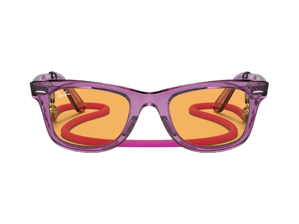 ORIGINAL WAYFARER COLORBLOCK TRANSPARENT VIOLET ORANGE