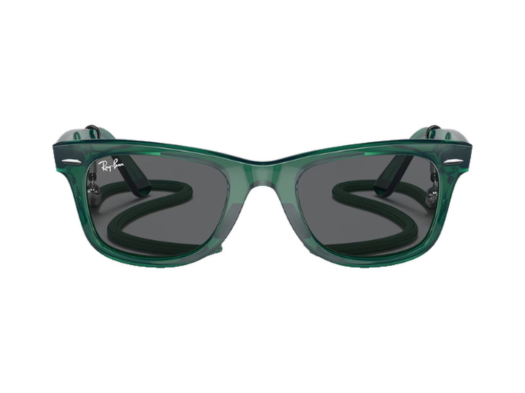 ORIGINAL WAYFARER COLORBLOCK TRANSPARENT GREEN